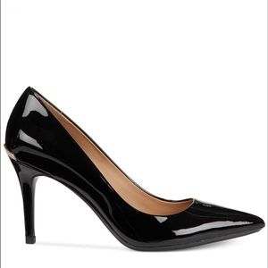 Calvin Klein Black Patent Leather Pumps/Sz. 9.5